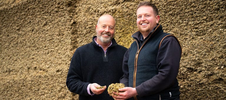 Neal-Morris-(right)-and-son,-George,-New-Sontley-Farm-in-North-Wales