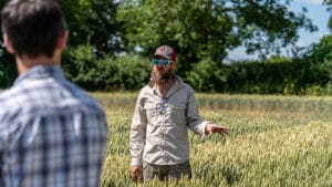 Limagrain Wheat Breeder Phil Tailby talking on breeding new wheat varieties