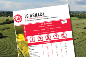 A thumbnail of the LG Armada technical data summary for 2026. LG Aramada is the the full agronomic package with seventh generation genetics.
